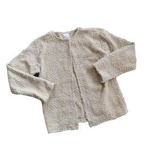 GRITS Textured Chenille Boho Lagenlook Jacket